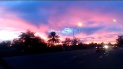Stunning Arizona Sunset Surprise - Driving in Scottsdale - Pink & Blue Sky 