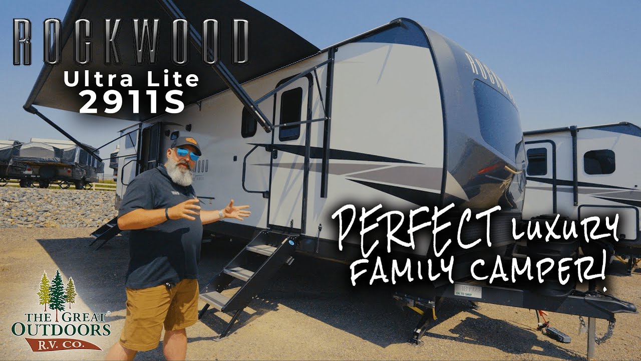 The ULTIMATE Luxury Bunk Room Travel Trailer! - 2024 Rockwood