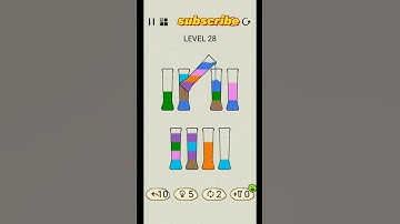 sortpuz water puzzle game level 28 #shorts #ytshorts