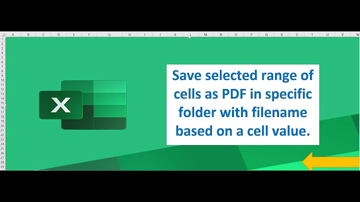 save selected range as  PDF in specific folder  with filename based on a cell value.