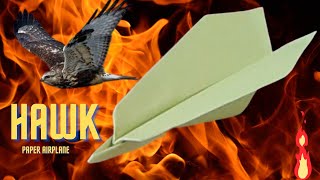 How to Make a  Hawk Paper Airplane / Interesting Facts About Making Paper Planes