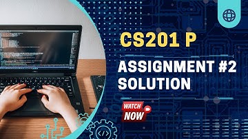 CS201P Assignment 2 Solution Fall 2024 | CS201P Assignment 2 step by step explanation || 2 methods