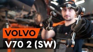 Hoe een achteraan stabilisatorstang vervangen op een VOLVO V70 2 (SW) [AUTODOC-TUTORIAL]