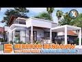 5 Bedroom Bungalow with Roof Deck HOUSE DESIGN | 130 sqm | Exterior and Interior Animation