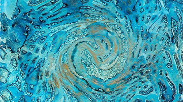 Alcohol inks on the gel plate | The Galaxy | Monoprinting Day 28