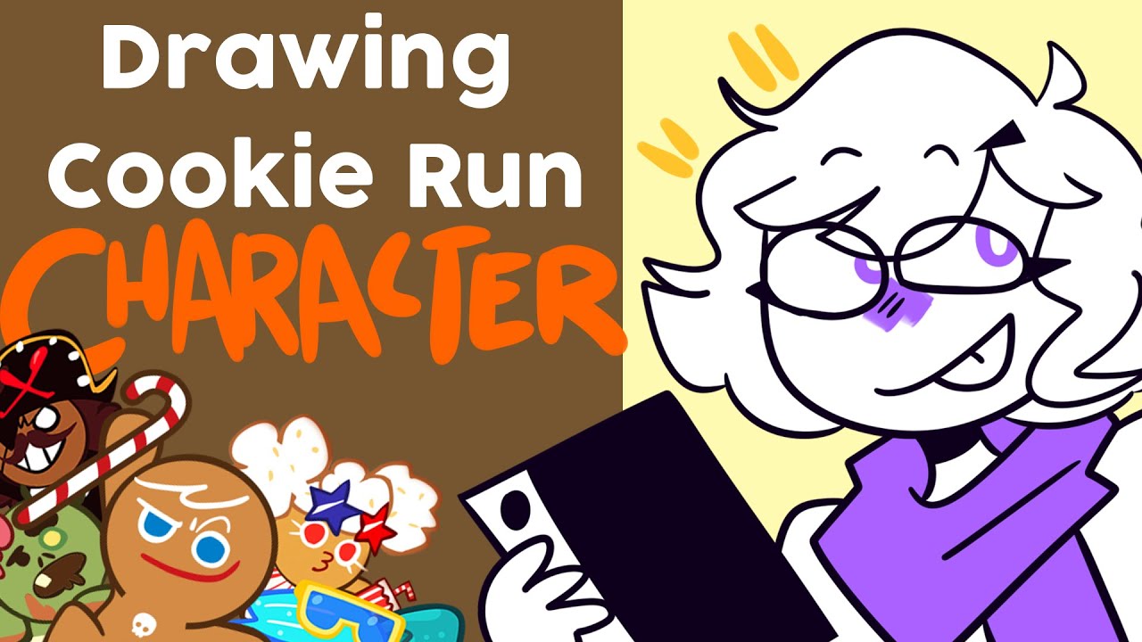 Drawing Cookie Run Characters Speedpaint Youtube