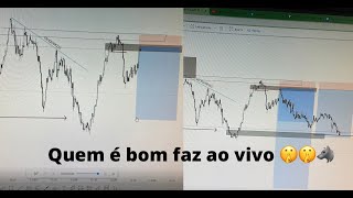 Operando AO VIVO no Forex usando os conceitos SMC passados Alpha Academy