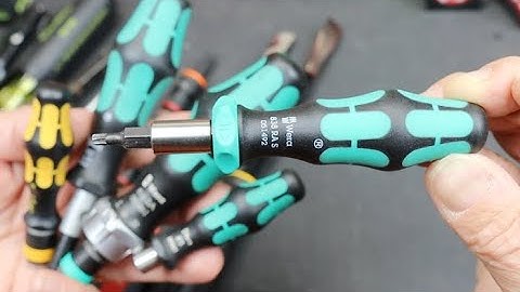 Mini Ratcheting Bit Driver: Wera delivers an $19 EDC-worthy alternative to others.