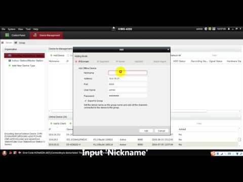 How to Configure a Hikvision Video Intercom Door Station on iVMS 4200 hqdefault