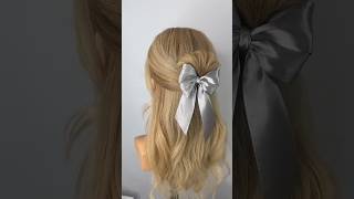 How to do a trendy bow hairstyle!  #hairstyle #hairstyleinspo  #bowhairstyle