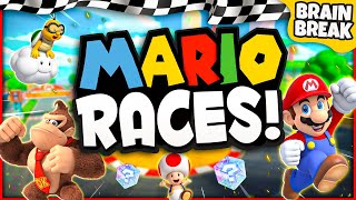 Mario Races! A Mario Brain Break Activity | Super Mario Games For Kids |  Just Dance | GoNoodle screenshot 5