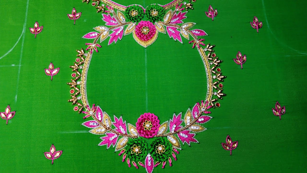 🔥Maggam work for 2025❤️ in vijaywada| latest Maggam Works| Nafisa Maggam Works 🙏