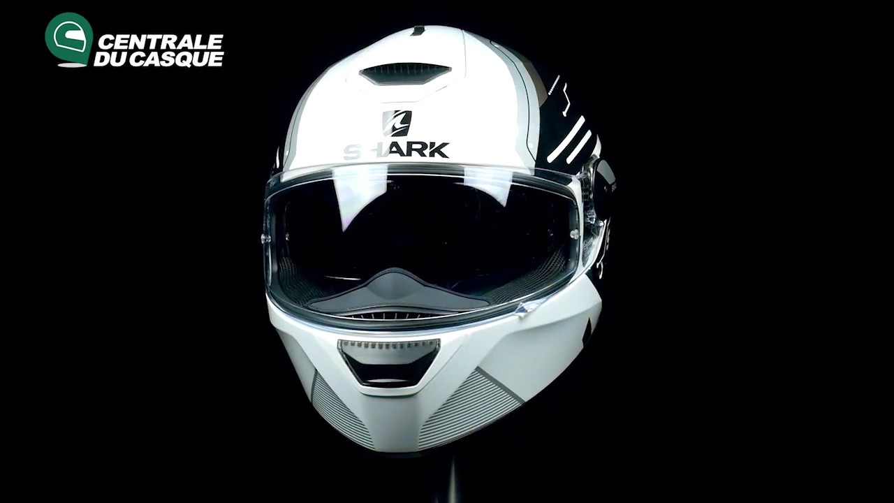 360 Shark Skwal Warhen White Wkw Centrale Du Casquecom Youtube