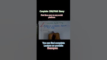 How to write a #css #essay #introduction ? #csspreparation #essaywriting #pms #standupcomedy