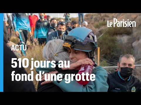 Une athlète espagnole refait surface après 510 jours passés à 70 mètres sous terre