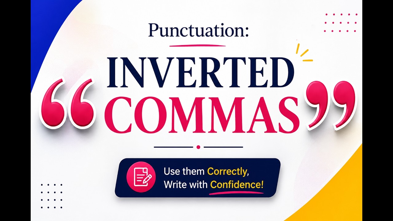 Punctuation Inverted Triangle punctuation/inverted commas/fsc/css/pms/english grammar - YouTube