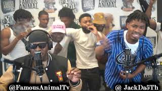 West Memphis Arkansas Rapper JackDa5th Stops by Drops Hot Freestyle on Famous Animal Tv