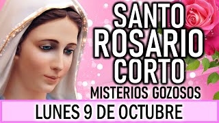 Santo Rosario Corto de hoy Lunes 9 de Octubre 2023 🌷 Misterios Gozosos🌷Rosario ala Virgen María 💖