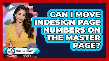 Can I Move InDesign Page Numbers On The Master Page?