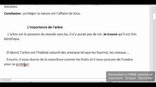 وضعية ادماجية 4am l'importance de l'arbre