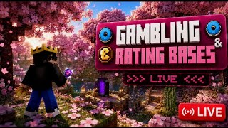 Donut SMP Live! | Rating Bases 5m Per GOOD Build! | Gambling! | Giveaways! |