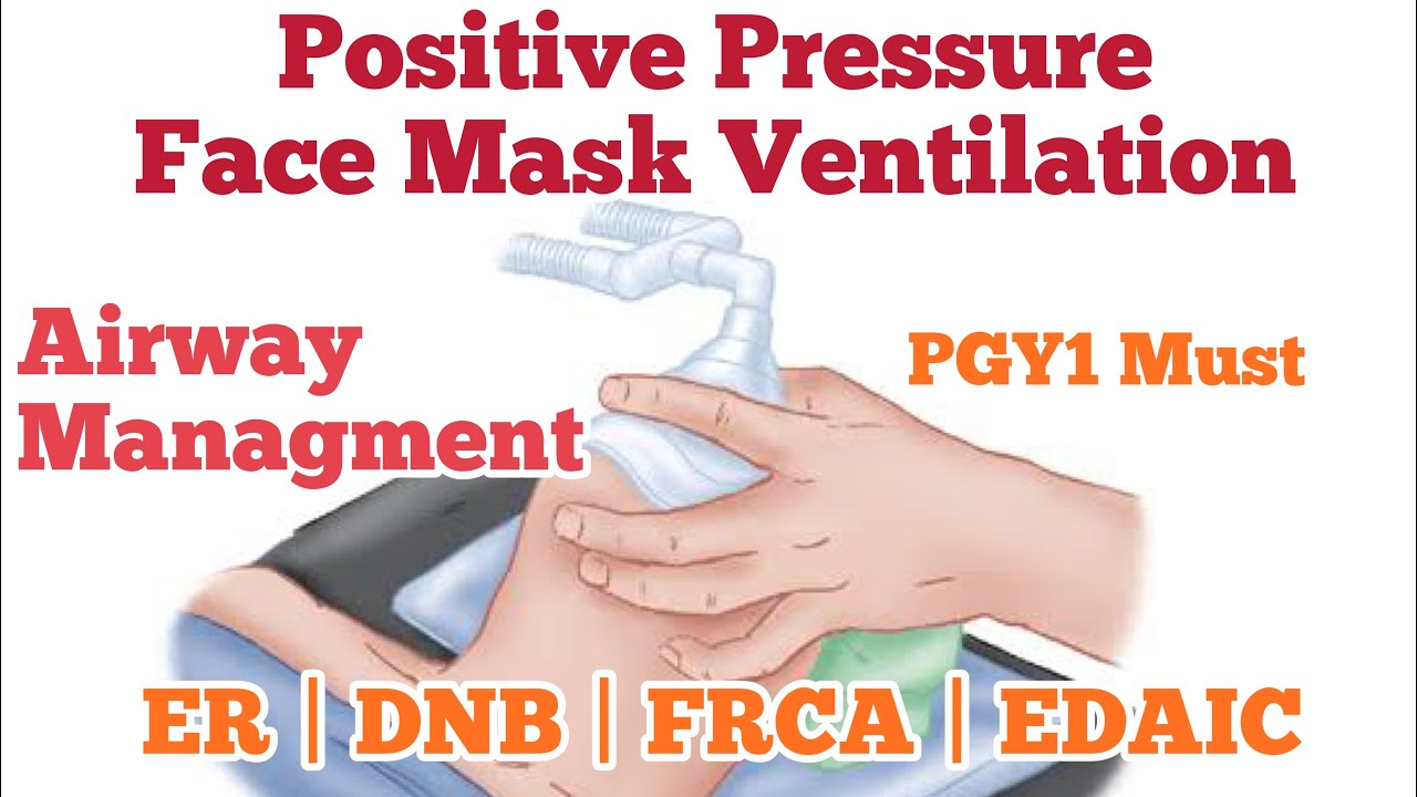 PositivePressure Ventilation with a Face Mask and a BagValve Device 