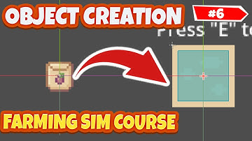 How To Create an Object Scene For a Farming Sim In Godot 4.3+