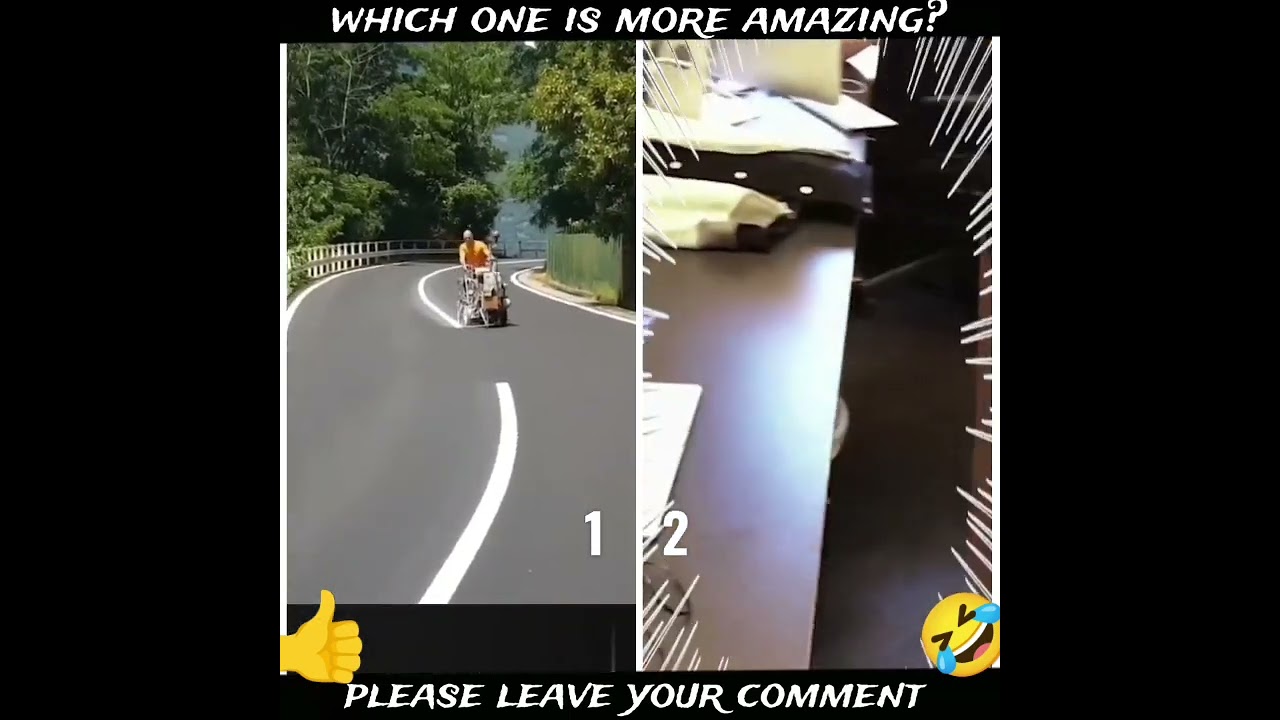 Which one is more amazing video?🤣 Leave your comment please❤️ 
