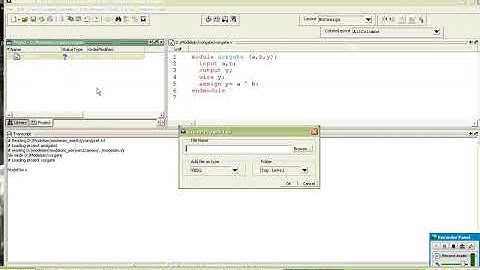 How to perform simulation of Verilog Design using Modelsim Simulator?