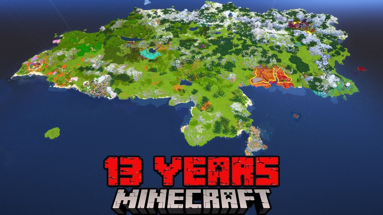 I Spent 13 YEARS Building this MINECRAFT Kingdom - YouTube