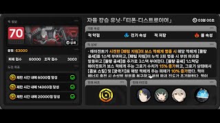 젠레스존제로 위험한강습전 티폰·디스트로이어 하루마사 청의 리나 63000점