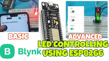 Project using Esp8266 | NodeMcu |Wifi controlled led | Smart traffic signal |Blynk app #iot #esp8266