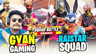 Raistar Squad Vs Gyan Gaming Squad Battle Agian | Garena Free Fire