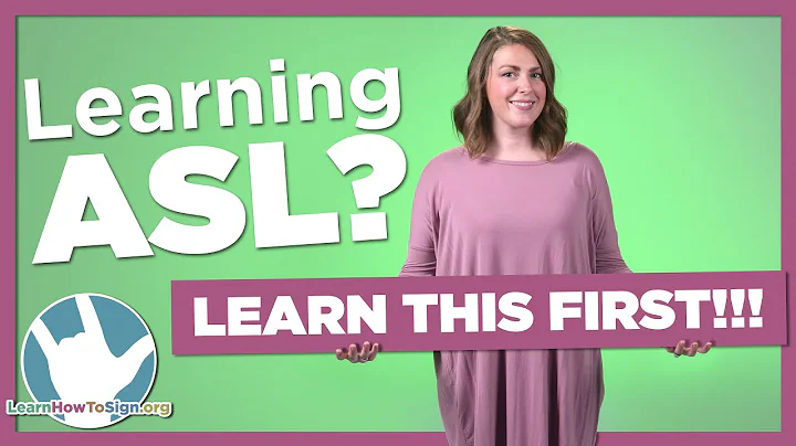 Learning ASL? Learn This FIRST!!! (10 Things You Need to Know About ASL)