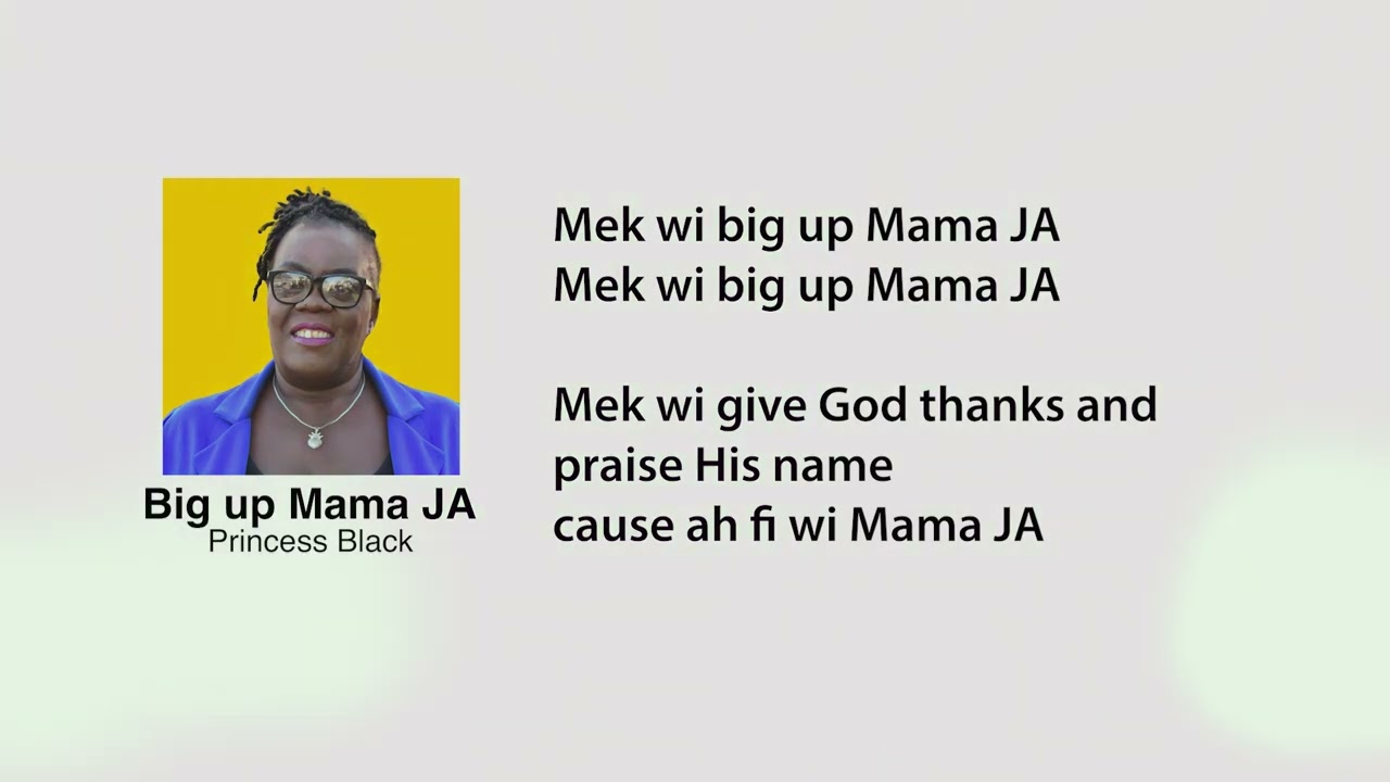 Princess Black - Big up Mama Ja (Jamaica Festival Song finalist 2023)