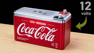 Download lagu I make a GIANT Battery from Coca-Cola , 12 volts , 500Ah
