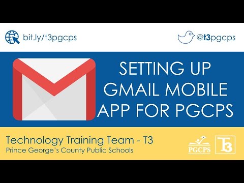 How PGCPS Employees set up the Gmail Mobile App