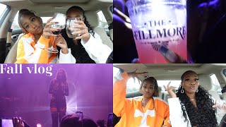 Fall Vlog '22I sabrina claudio concert, racist experience wine tasting, aquarium