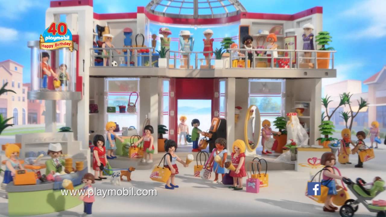 5485 Mall Playmobil - YouTube