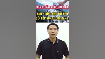 Có Nên Rửa Xe Bằng Nước Rửa Chén #Shorts