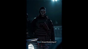 Are you threatening us | Ghost