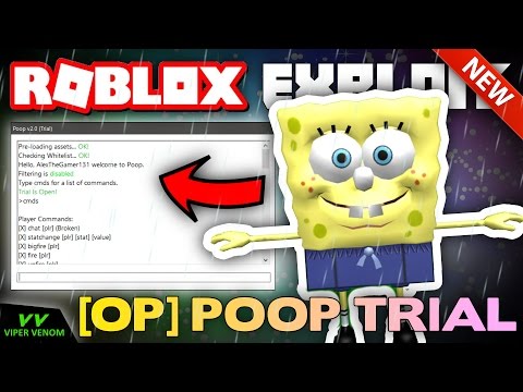 New Roblox Exploit Poop V2 Patched Fe Enabled Cmds Spongebob Harambe And More April 29th Youtube - roblox admin commands poop how to get free robux promo