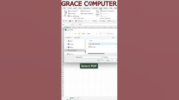 How to Import PDF Data into Excel | Convert PDF to Excel Table Easily | #excelshorts #exceltopdf