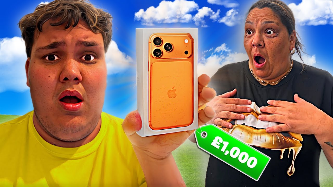 KOUPIL JSEM MÁMĚ IPHONE 17 (PRANK)