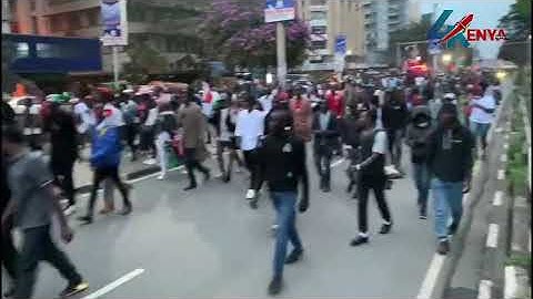 WATCH MASSIVE GEN Z CROWED LEAVING SHUJAAZ MEMORIAL CONCERT AT UHURU PARK!!!!