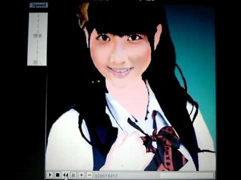 柏木由紀さんを描いてる動画