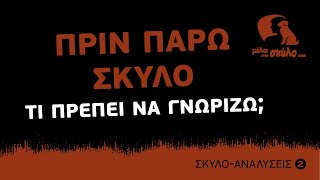 ΣΚΥΛΟΑΝΑΛΥΣΕΙΣ #2  Τι πρέπει να γνωρίζω πριν πάρω σκύλο;  ΜΙΛΑ ΣΤΟ ΣΚΥΛΟ ΣΟΥ