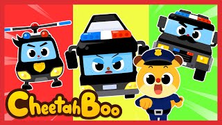 🚨 We Are The Police Team C.R.T ❗ | Emergency Vehicles | Nursery rhymes | Kids song | #cheetahboo