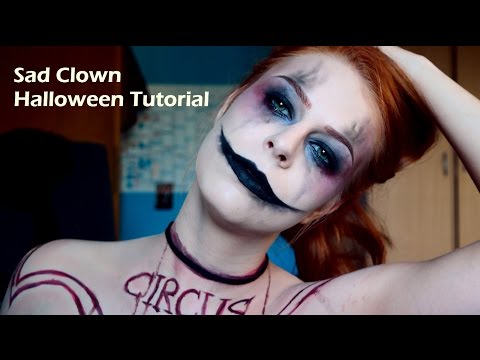 Halloween 2016: Suicide Squad inspired Sad Clown Look | Easy Make-Up Tutorial