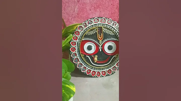 Jagannath lippan art #youtubeshorts #lippanart #acrylicpainting #ytshorts #viralvideo #viralshorts